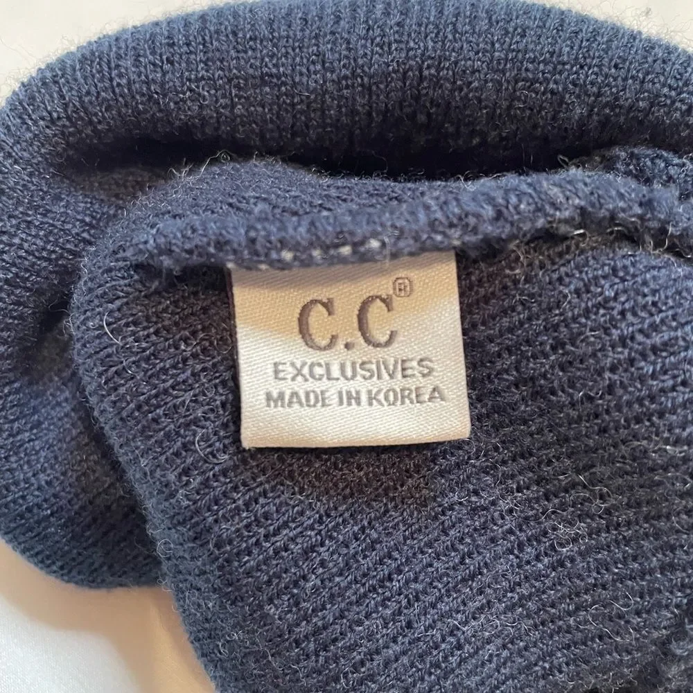 C.C Baby OS navy blue beanie
